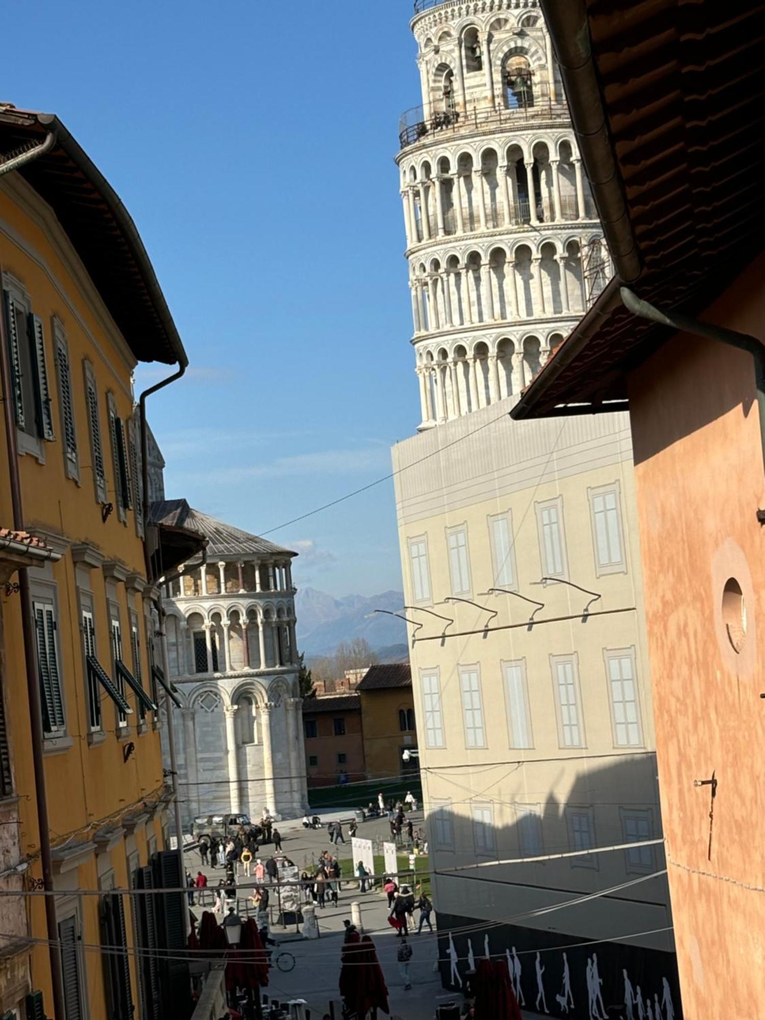 Bed and Breakfast Window To The Tower Pisa Exterior foto